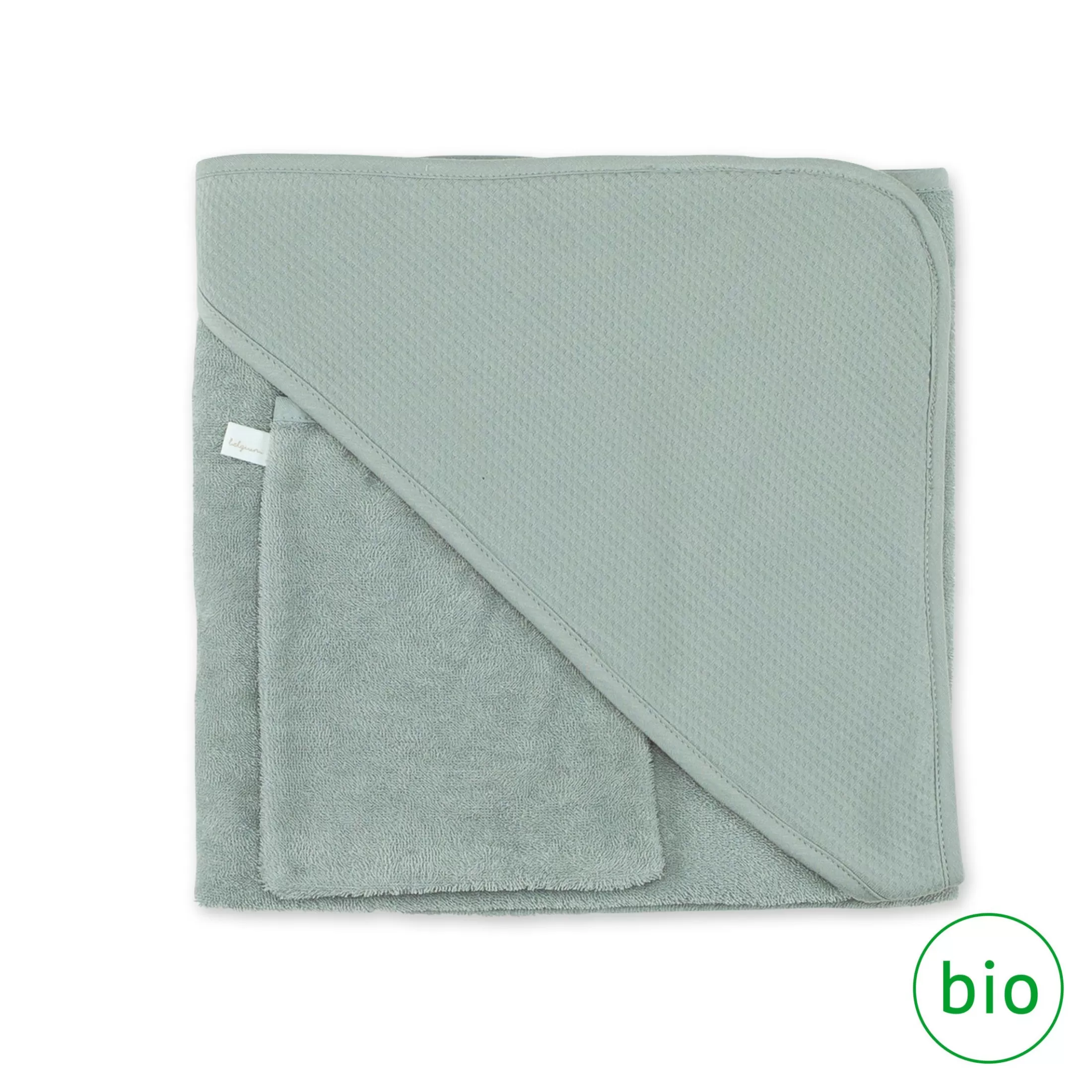 Store BEMINI Bath Cape Terry Organic 90X90Cm Wafle Lunar