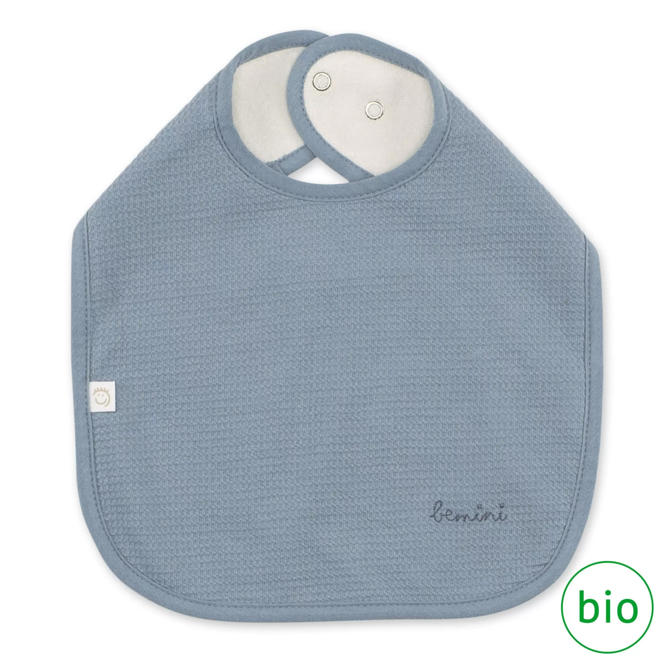 Sale BEMINI Bib Waterproof Waffle Organic 37Cm Wafle Stone