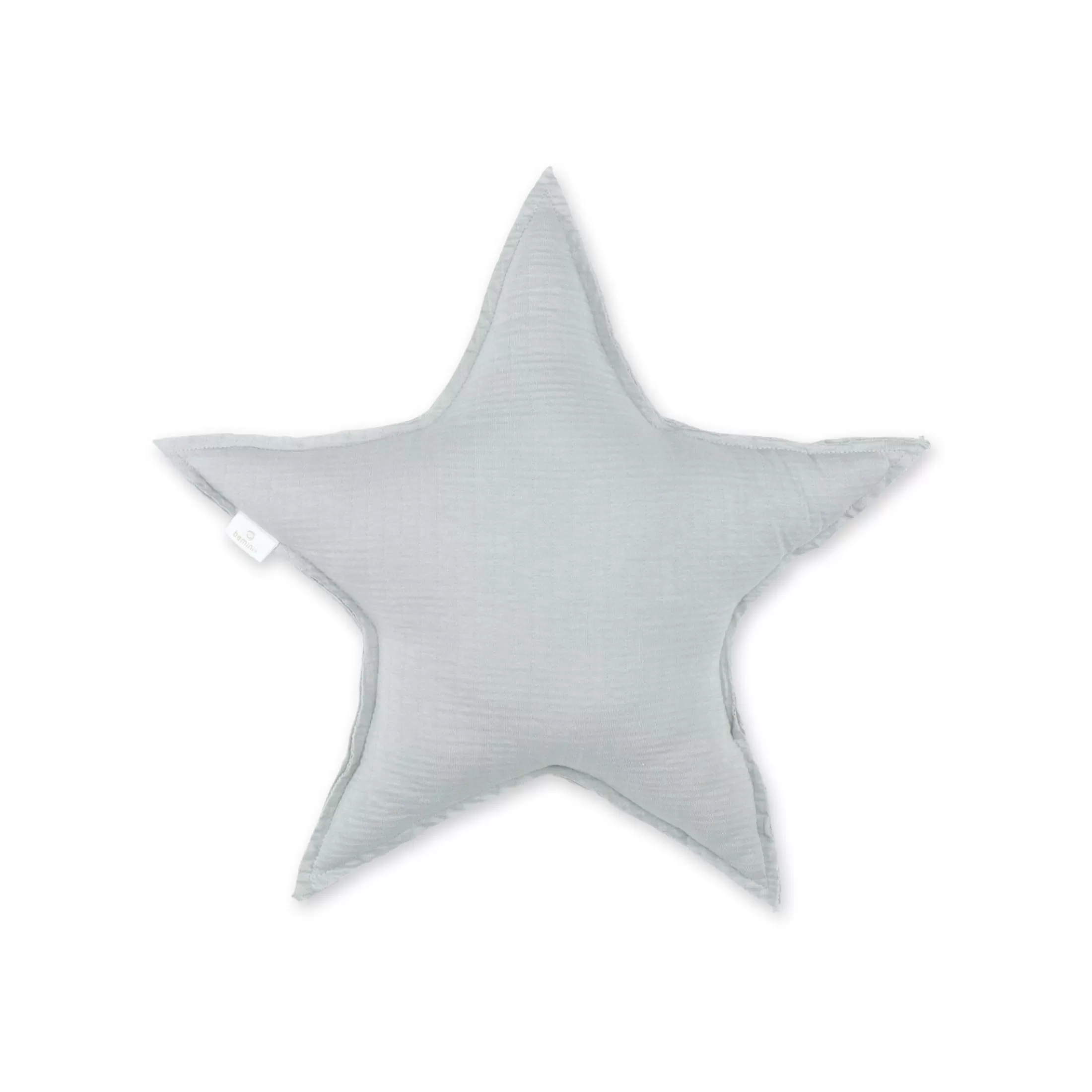 Best BEMINI Decorative Cushion Tetra Jersey 30Cm Stary Little Stars Print Grizou