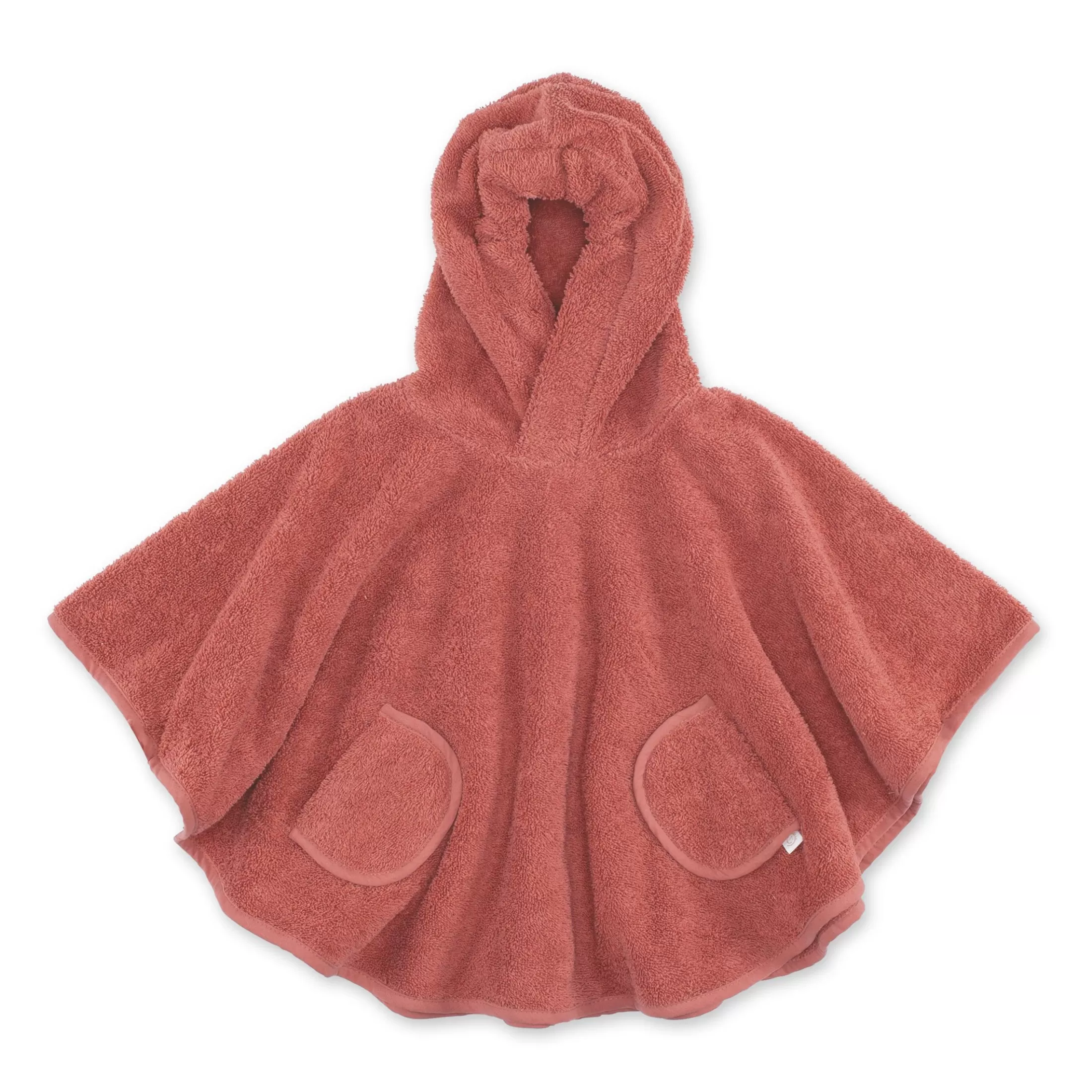 Best Sale BEMINI Poncho Terry 9-36M Redwood