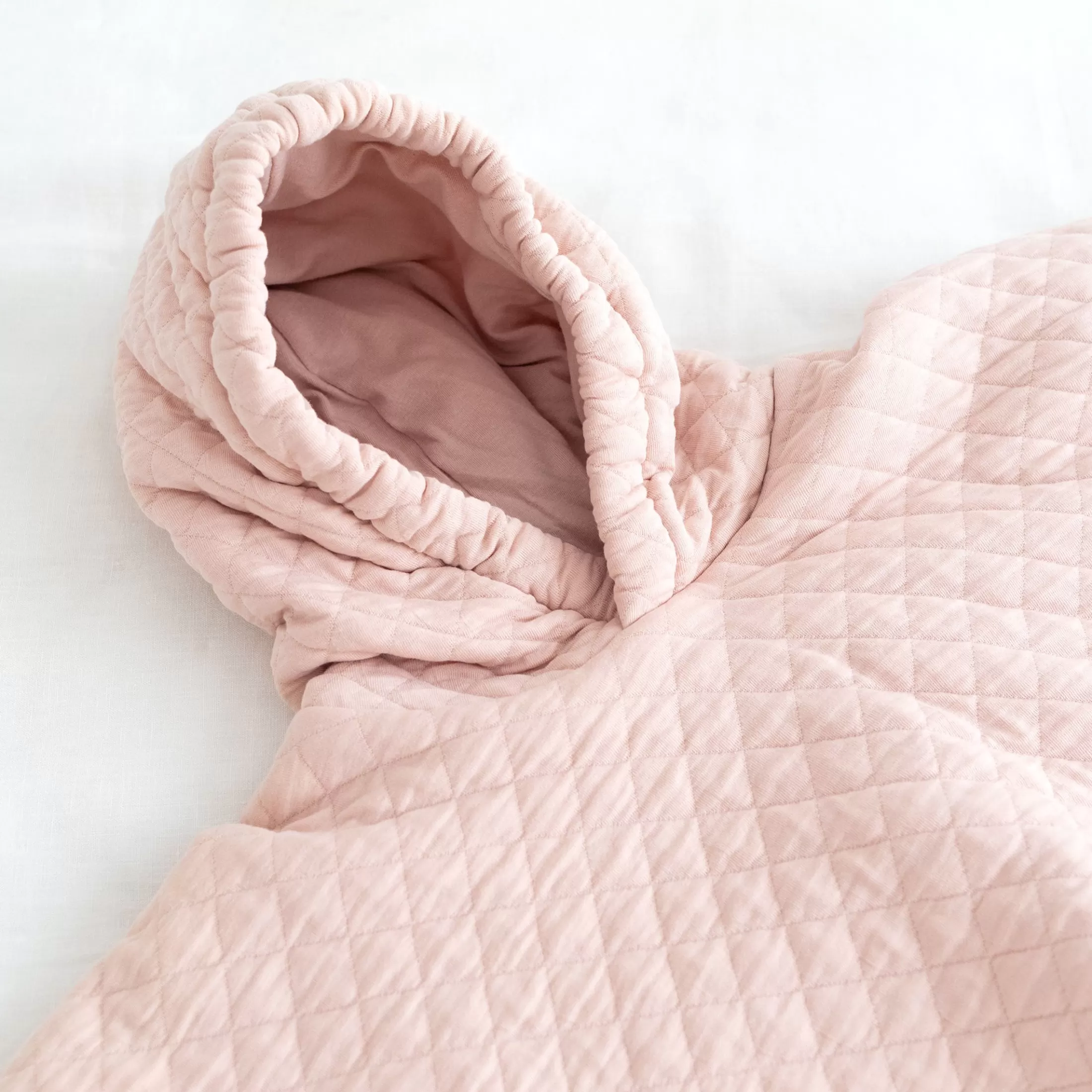 Cheap BEMINI Travel Poncho Pady Quilted + Jersey 9-36M Quilt Blush