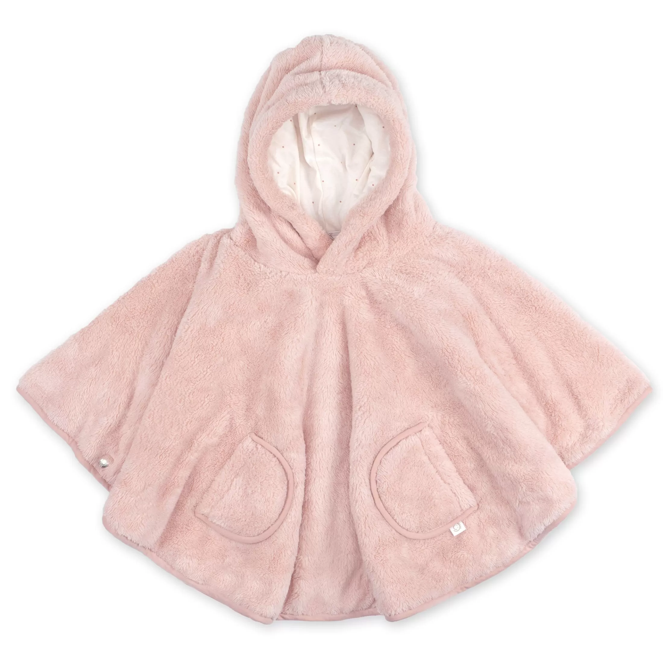 Clearance BEMINI Travel Poncho Softy + Jersey 9-36M Blush